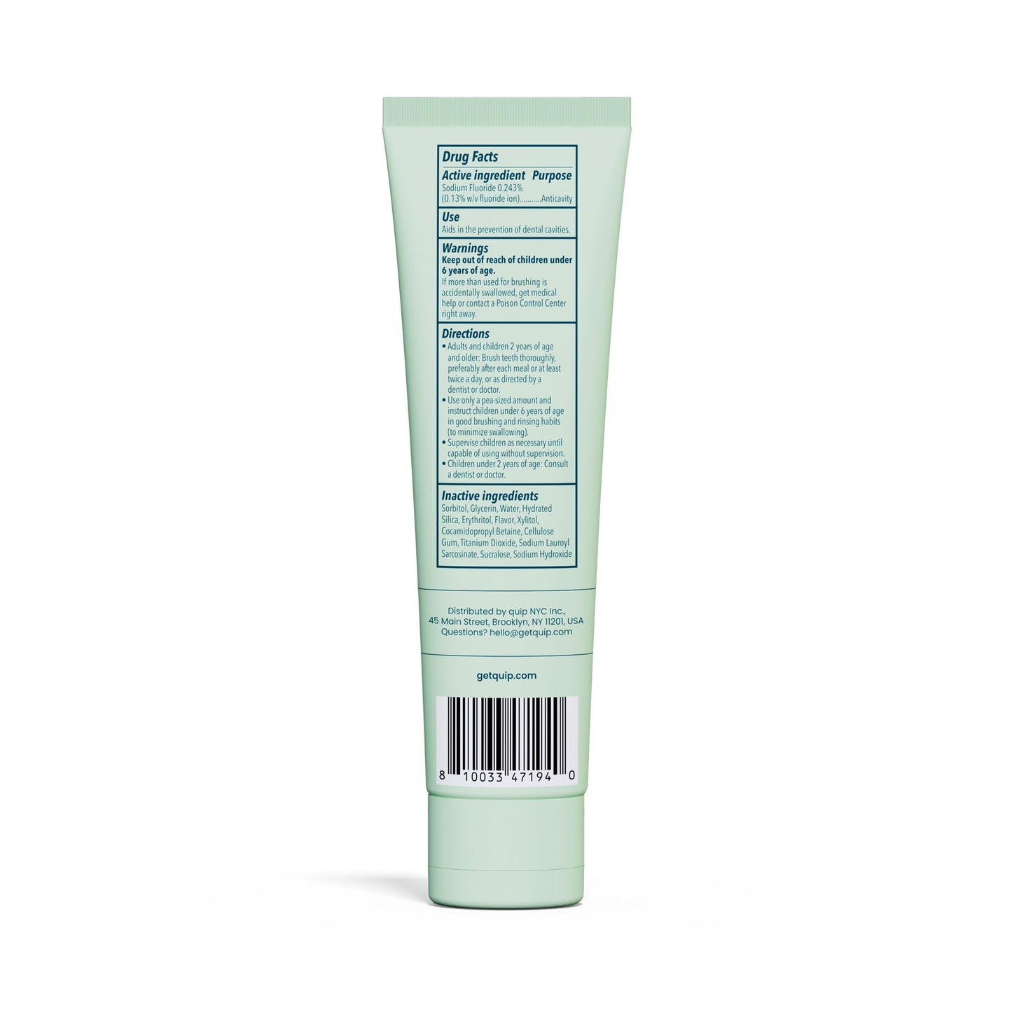 Daily Strengthening Anticavity Toothpaste